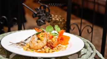 Spot Prawns with Curry Cream Sauce